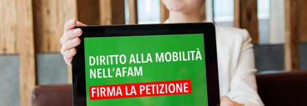 AFAM: la FLC CGIL sostiene la raccolta di firme per il ripristino del diritto alla mobilit&agrave;